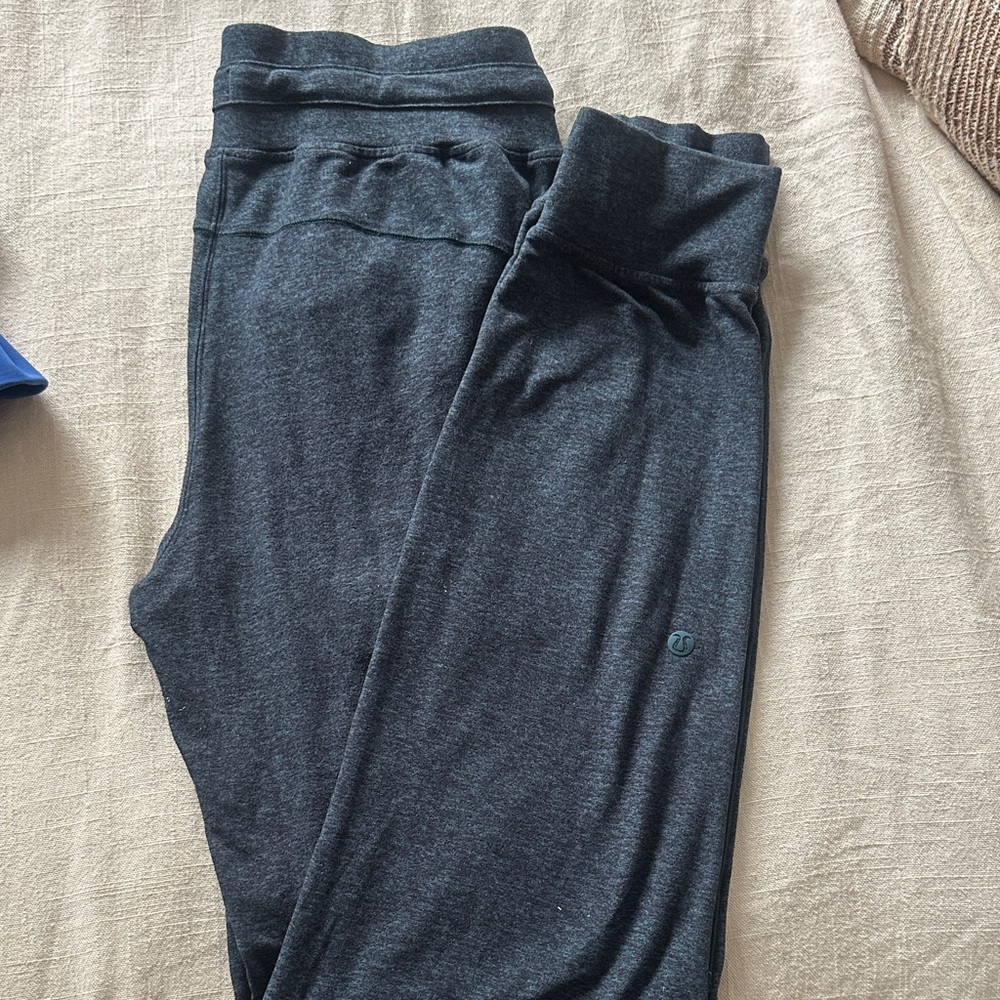 Lululemon Athletica Heathered Teal Ready to Rulu Joggers